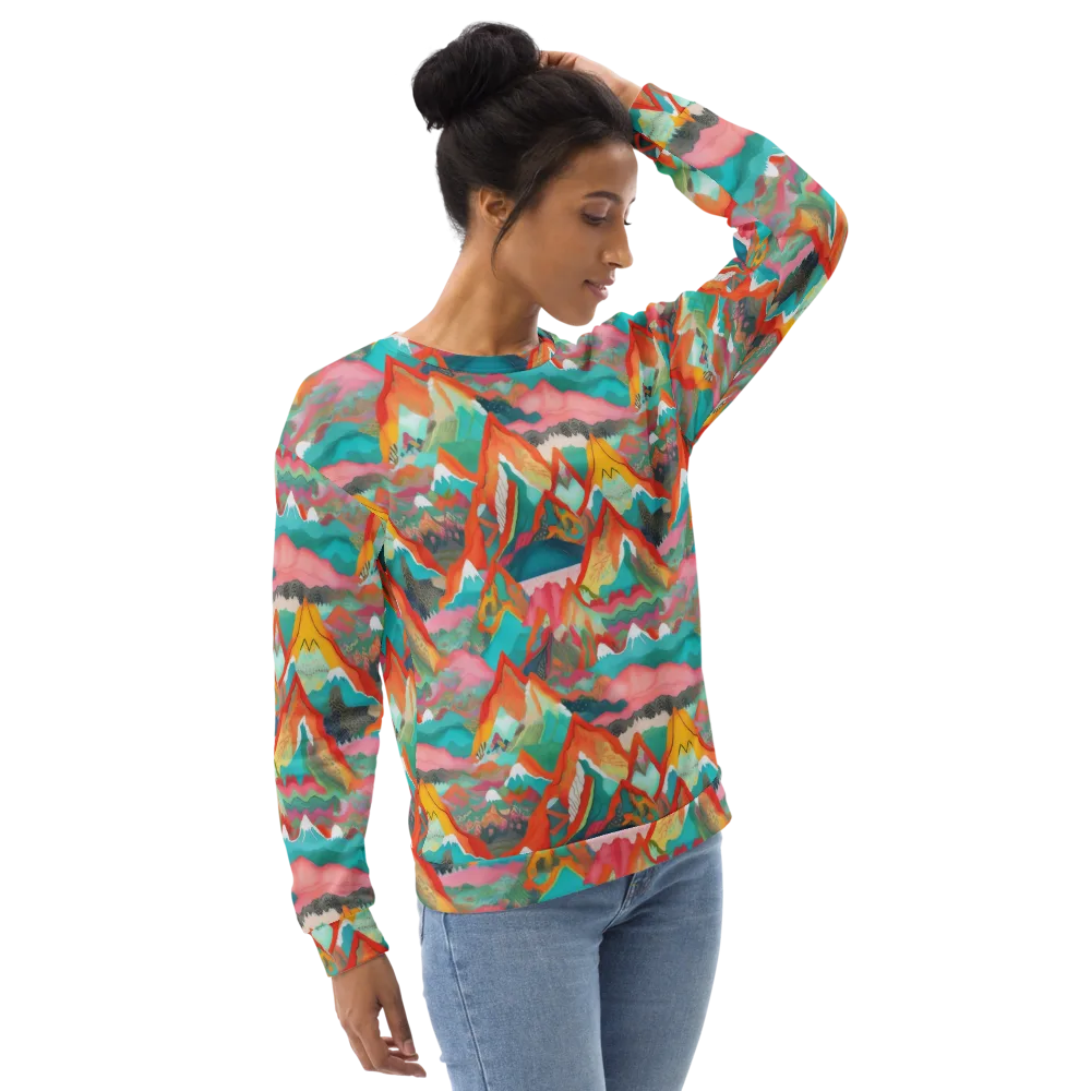 Chromatic Summits on Sweatshirt — Right Front