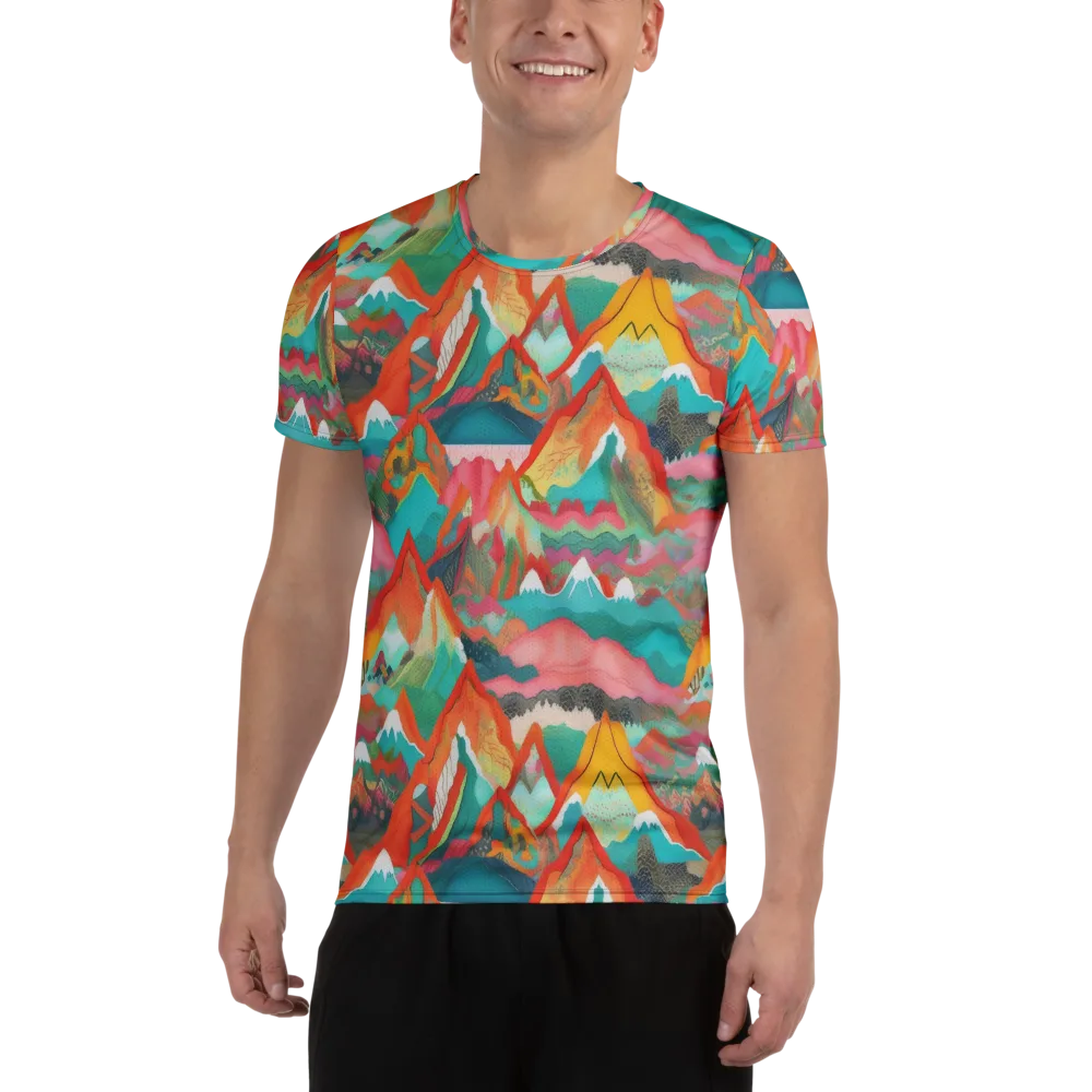 Chromatic Summits on Men's Athletic T-Shirt — Front