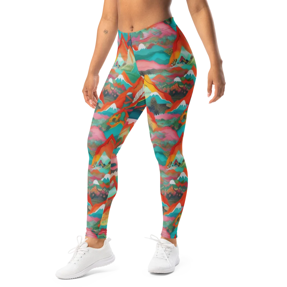 Chromatic Summits on Leggings — Left Front