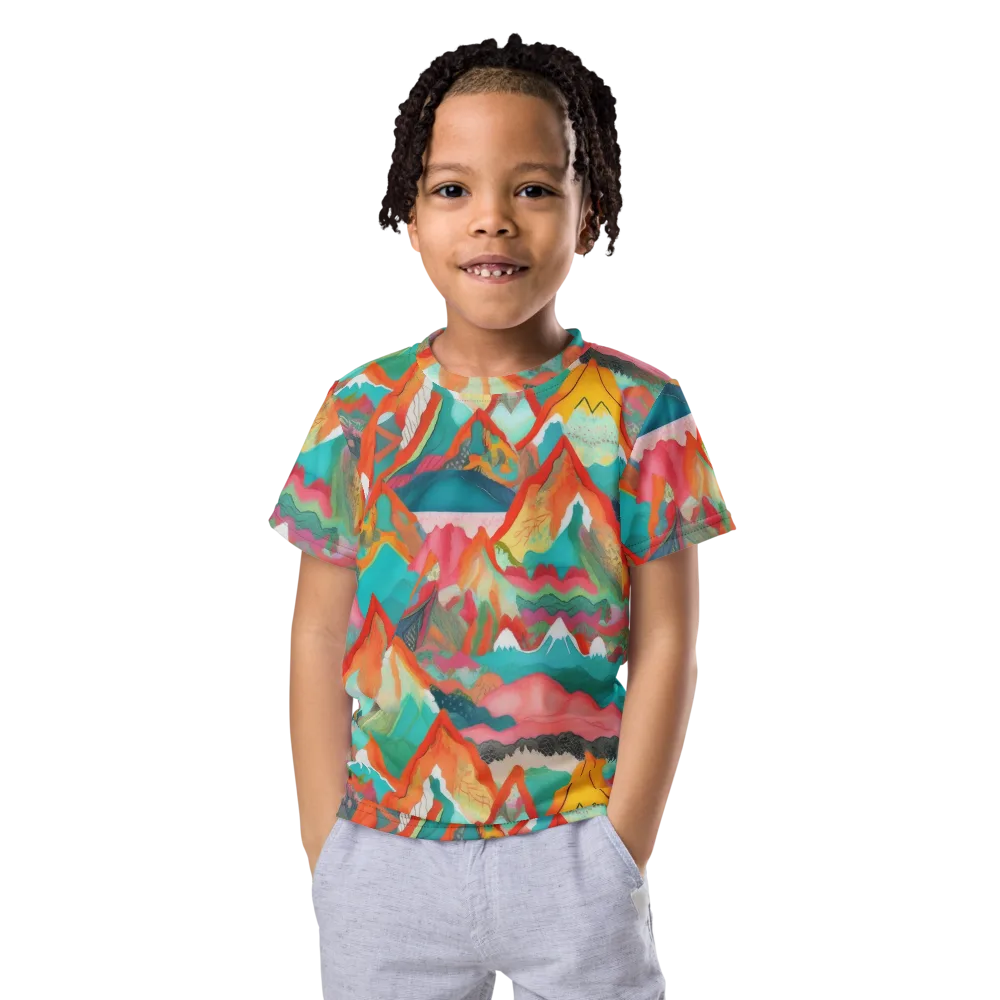 Chromatic Summits on Kids Crew Neck T-Shirt — Front