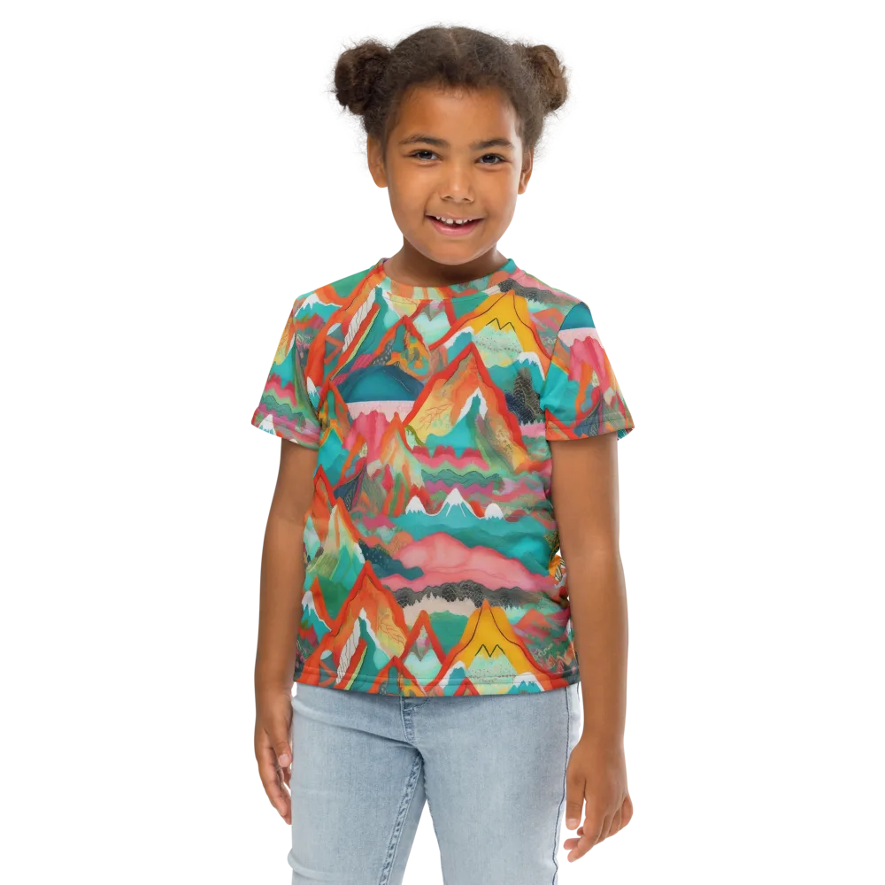 Chromatic Summits on Kids Crew Neck T-Shirt — Front