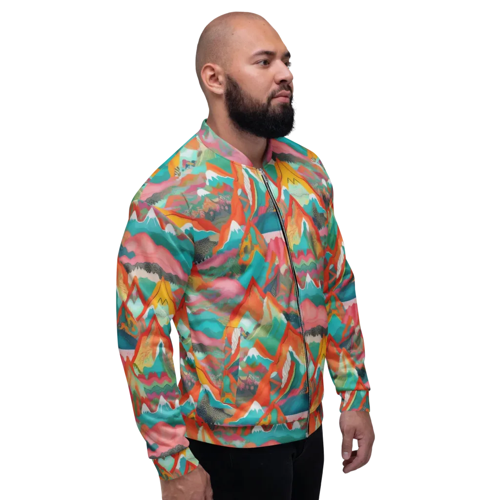 Chromatic Summits on Bomber Jacket — Right