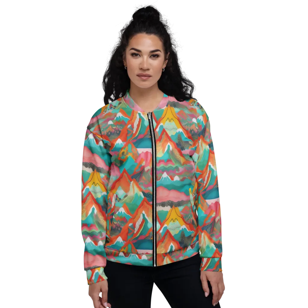 Chromatic Summits on Bomber Jacket — Front