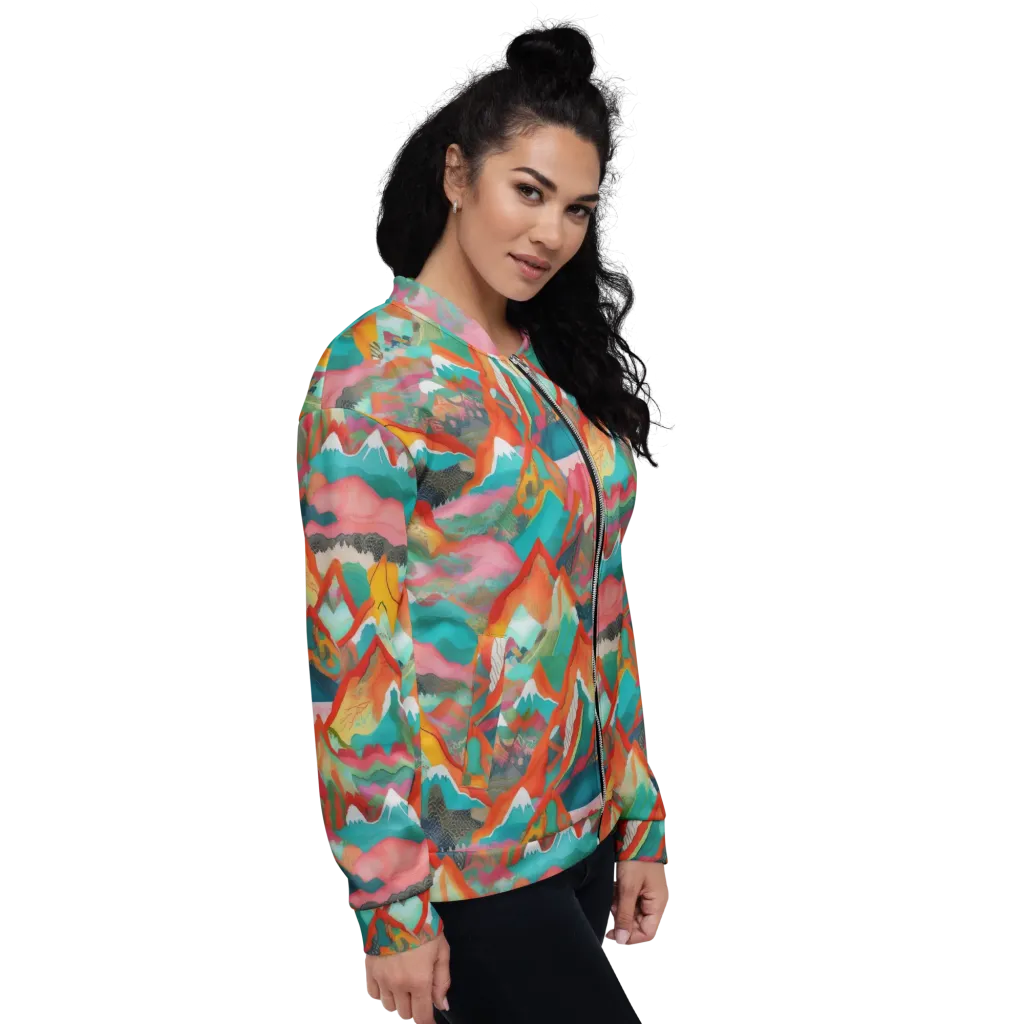 Chromatic Summits on Bomber Jacket — Right
