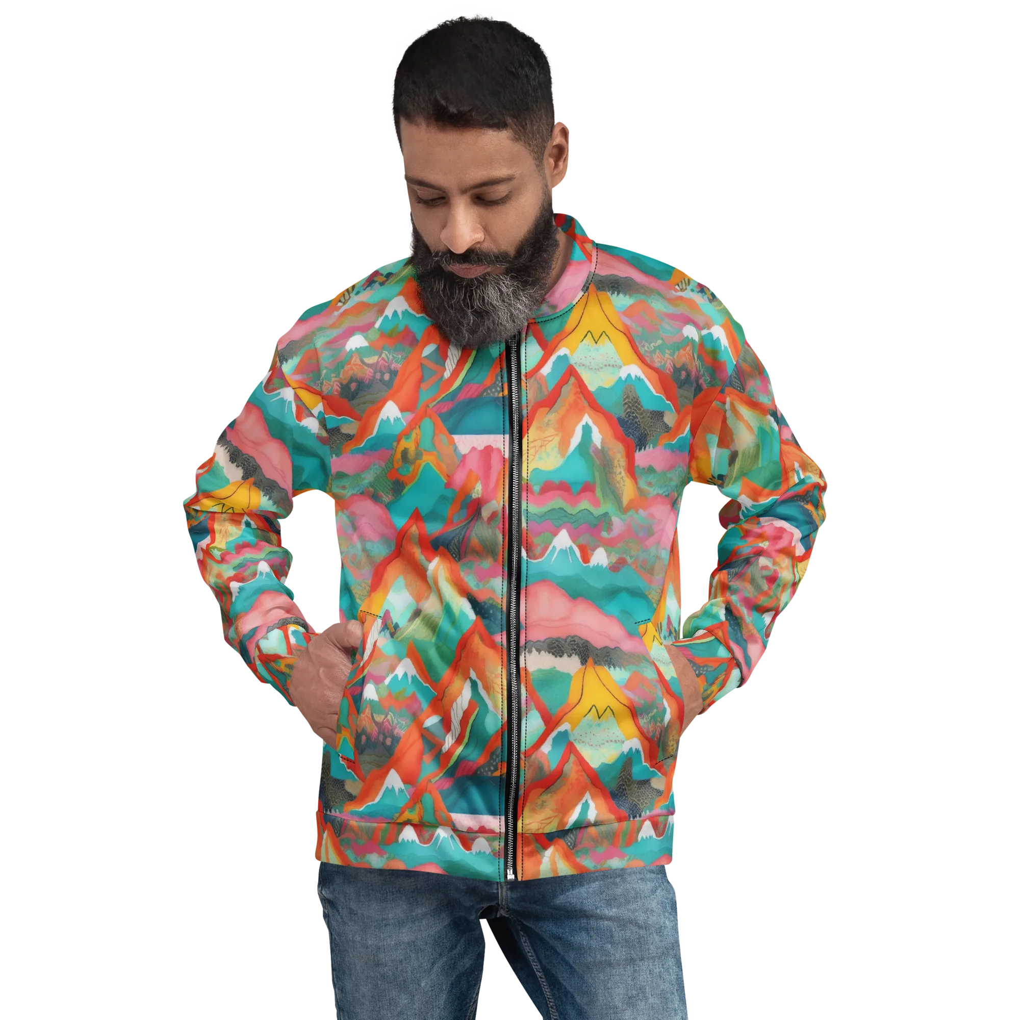 Chromatic Summits on Bomber Jacket — Front