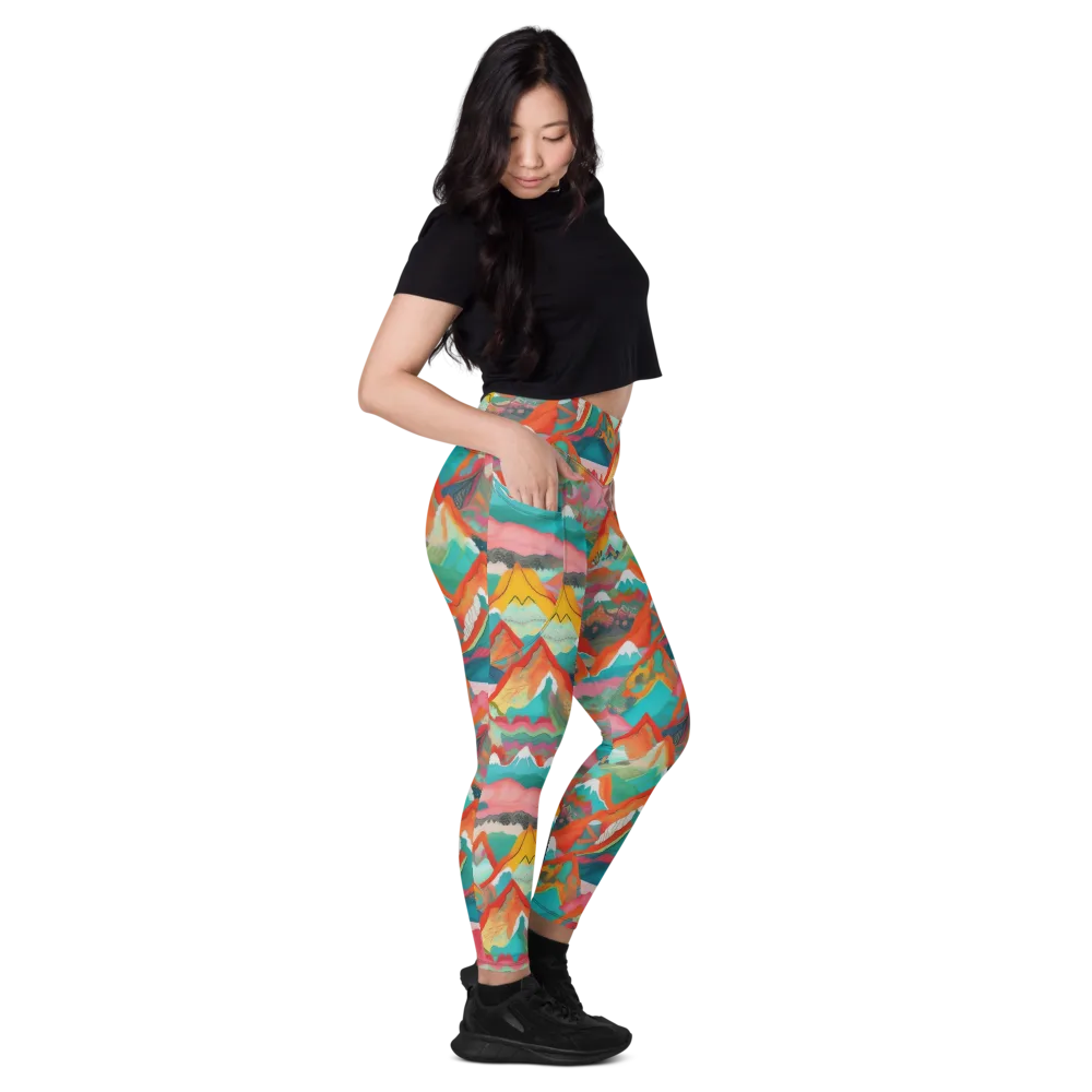 Chromatic Summits on Leggings with Pockets — Right