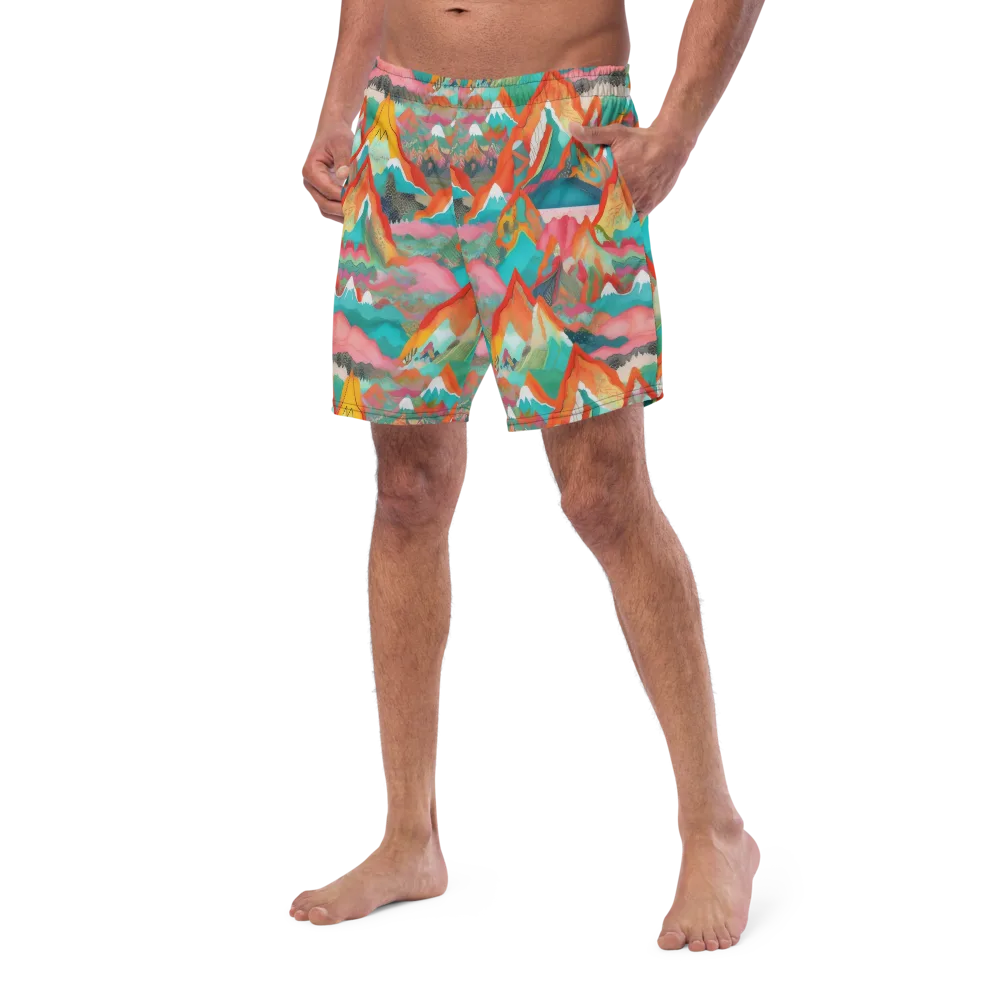 Chromatic Summits on Swim Trunks — Left Front