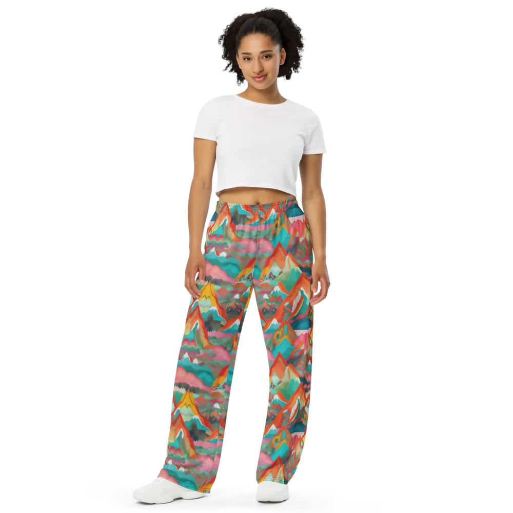 Chromatic Summits on Wide-Leg Pants — Front