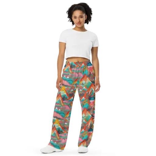Chromatic Summits on a Wide-Leg Pants