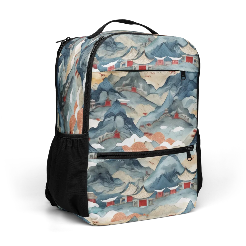 Azure Pilgrimage on Utility Backpack — Right Front