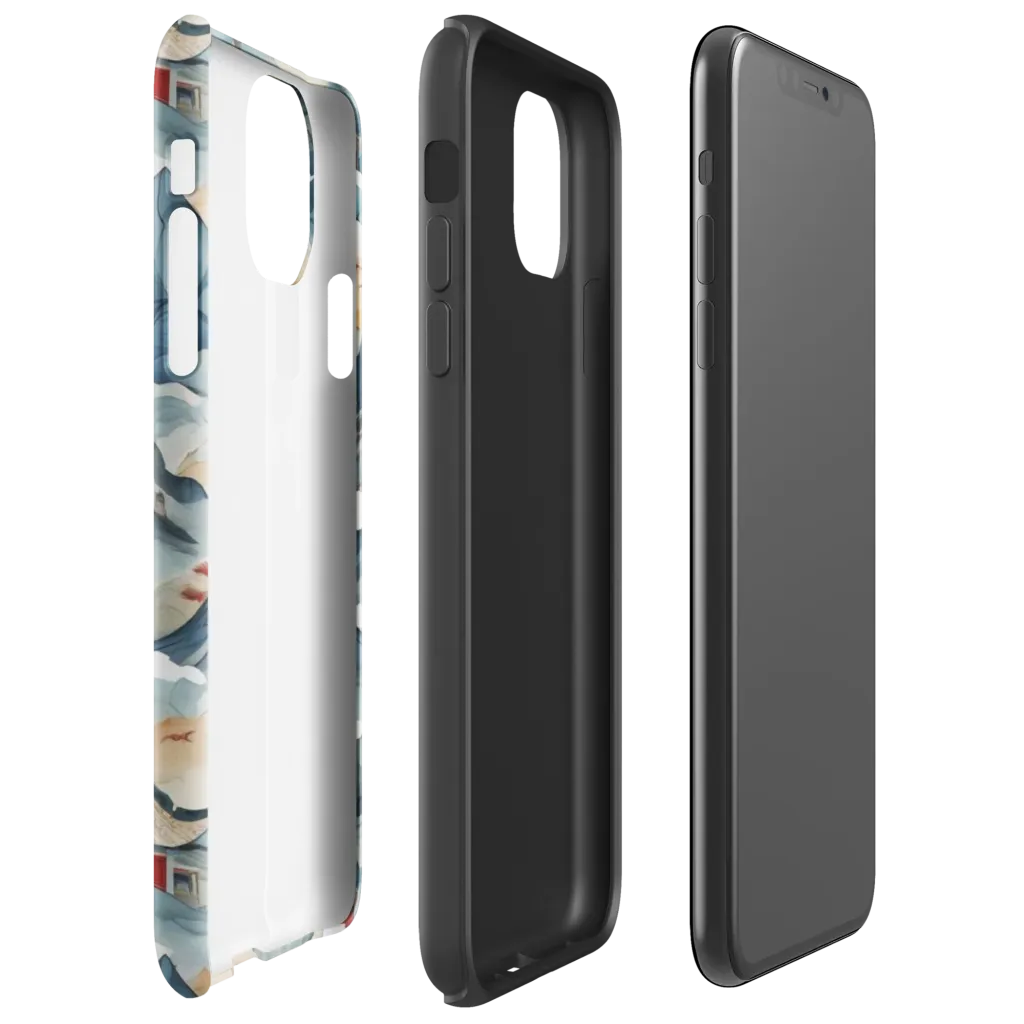 Azure Pilgrimage on Tough Case for iPhone® — Right
