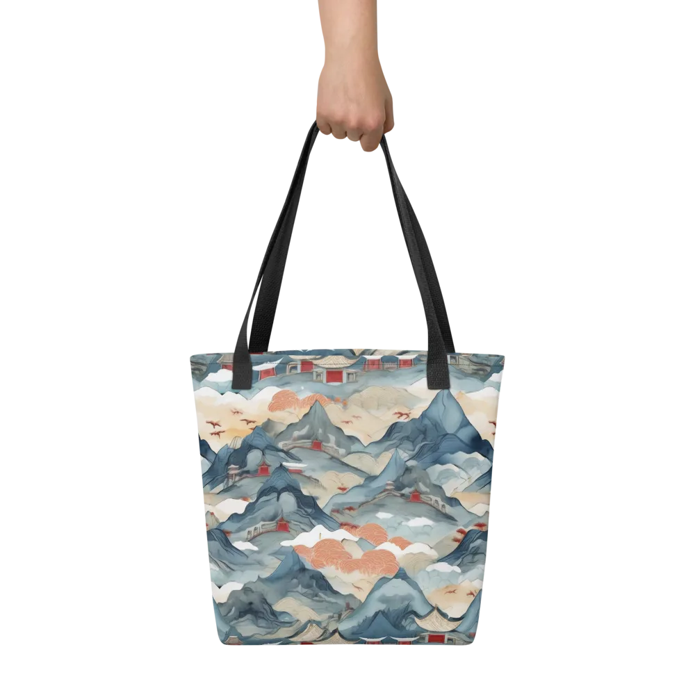Azure Pilgrimage on Tote Bag — Front