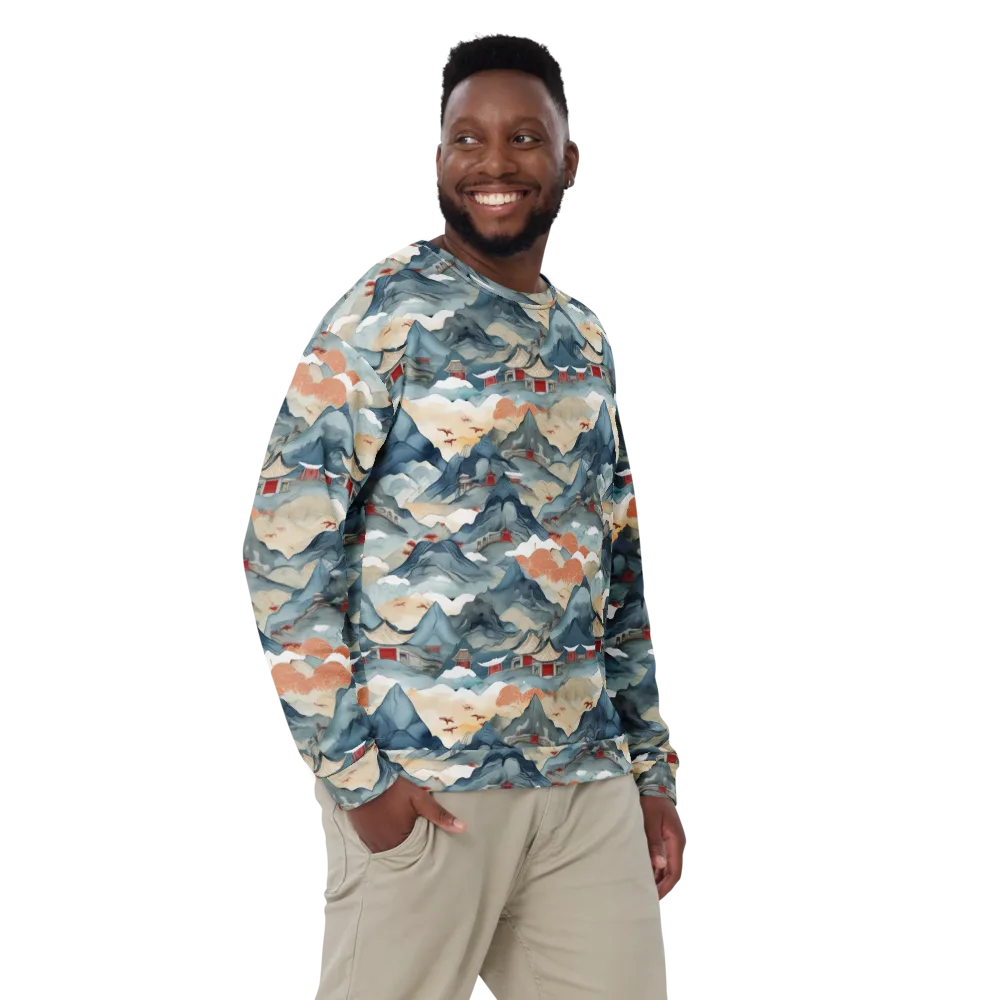 Azure Pilgrimage on Sweatshirt — Front