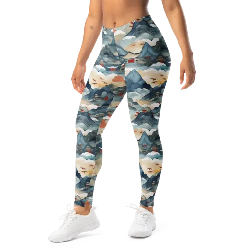 Azure Pilgrimage on a Leggings