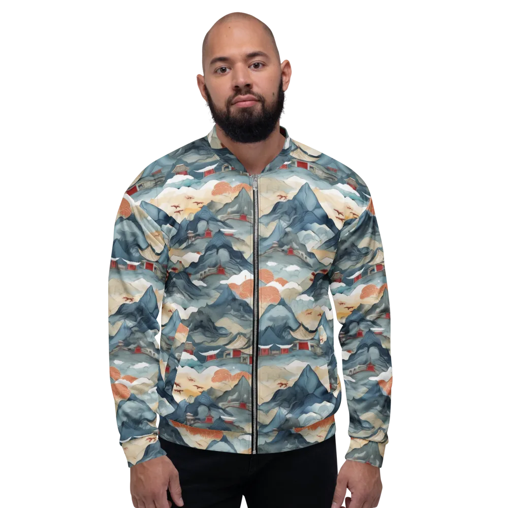 Azure Pilgrimage on Bomber Jacket — Front