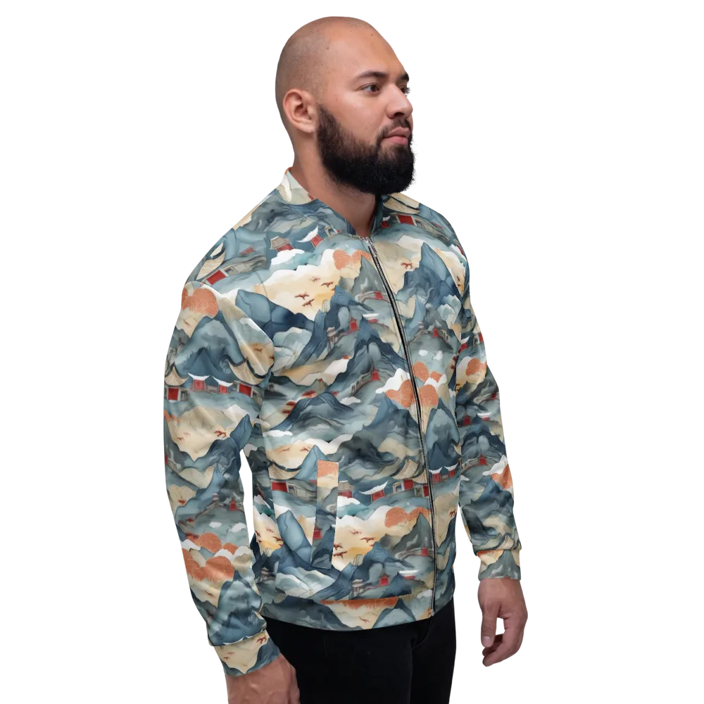 Azure Pilgrimage on Bomber Jacket — Right