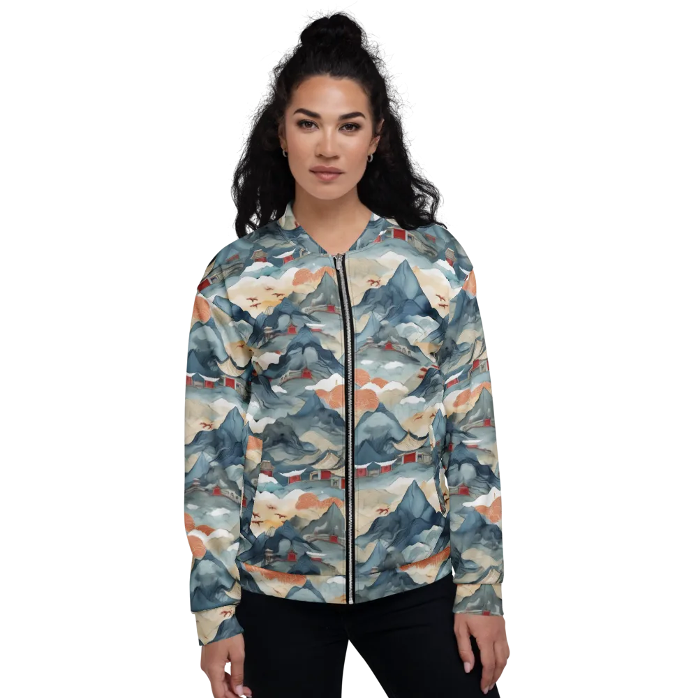 Azure Pilgrimage on Bomber Jacket — Front