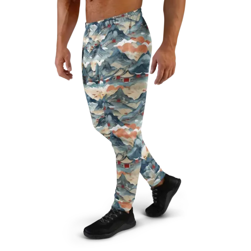 Azure Pilgrimage on a Men's Joggers