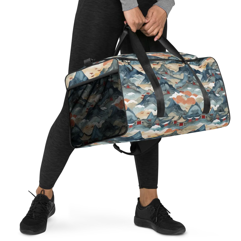 Azure Pilgrimage on Duffle Bag — Right Front