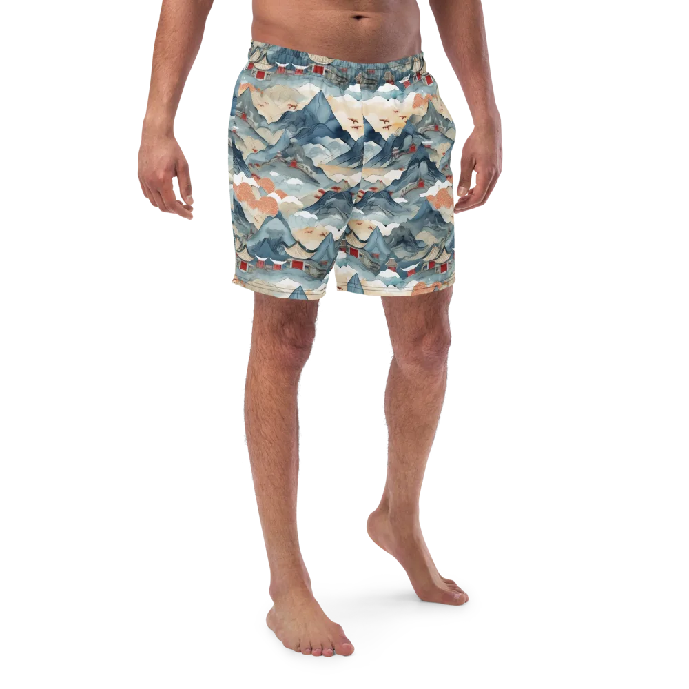 Azure Pilgrimage on Swim Trunks — Front
