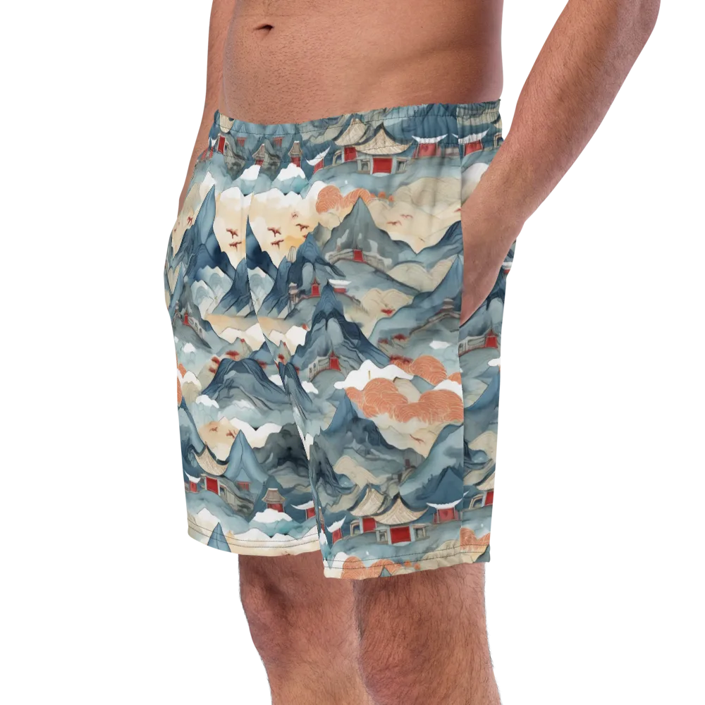 Azure Pilgrimage on Swim Trunks — Left Front