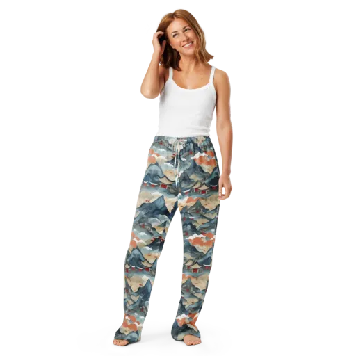 Azure Pilgrimage on a Women's Pajama Pants