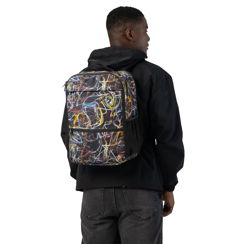 Brown Surge on Utility Backpack — Back