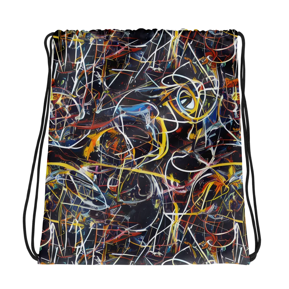 Brown Surge on Drawstring Bag — Photo