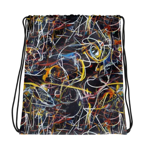 Brown Surge on a Drawstring Bag