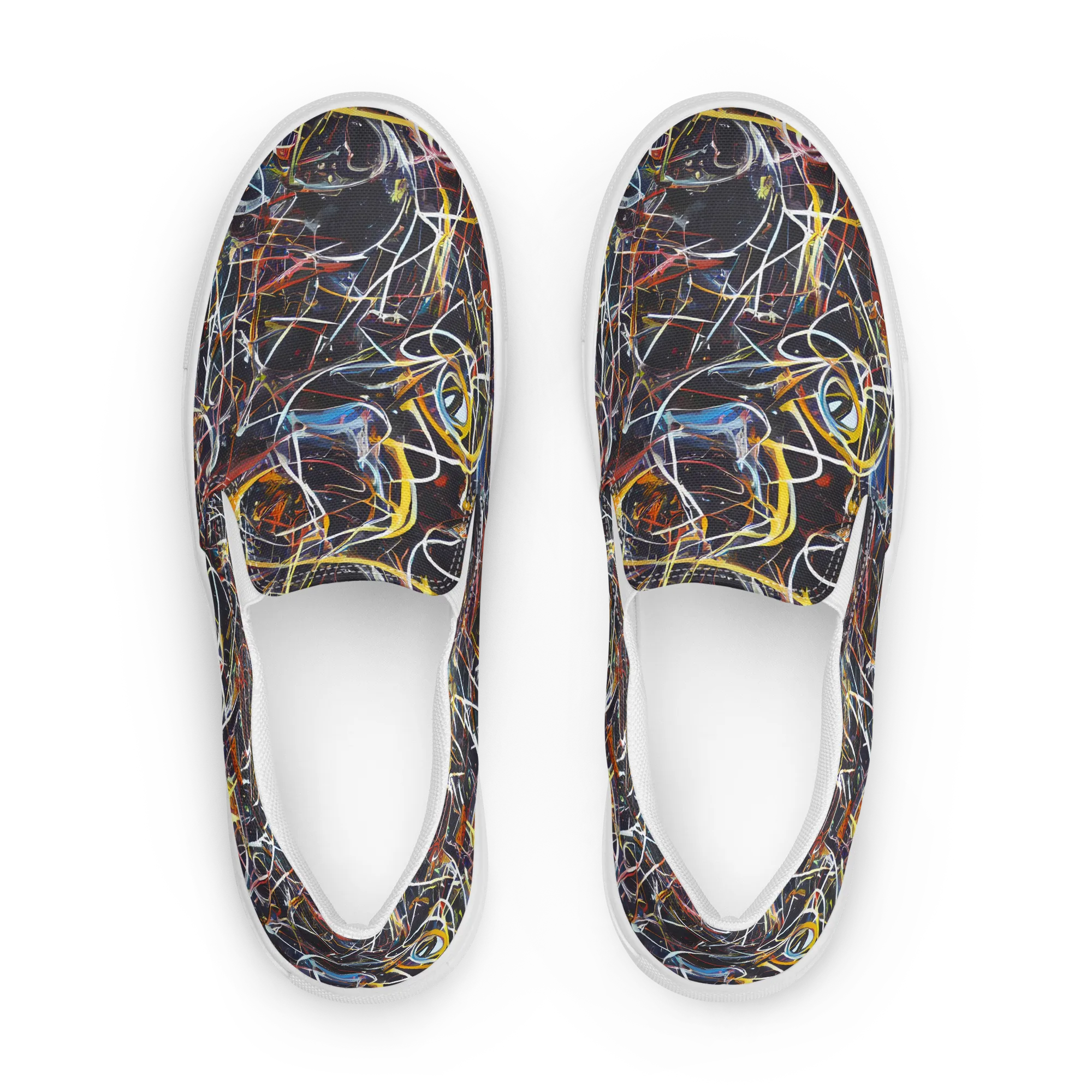 Brown Surge on Women's Slip-On Canvas Shoes — Front