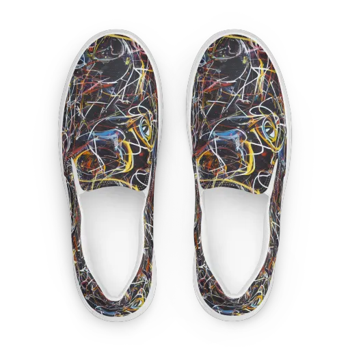 Brown Surge on a Women's Slip-On Canvas Shoes