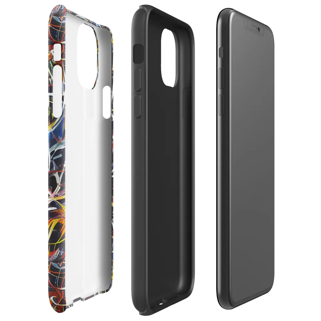 Brown Surge on Tough Case for iPhone® — Right