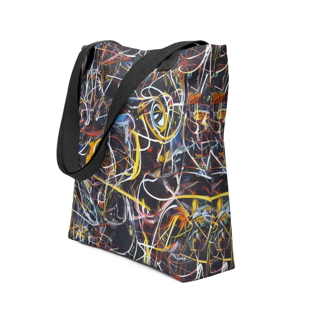 Brown Surge on Tote Bag — Front