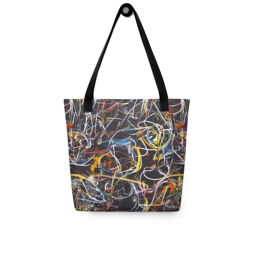 Brown Surge on a Tote Bag