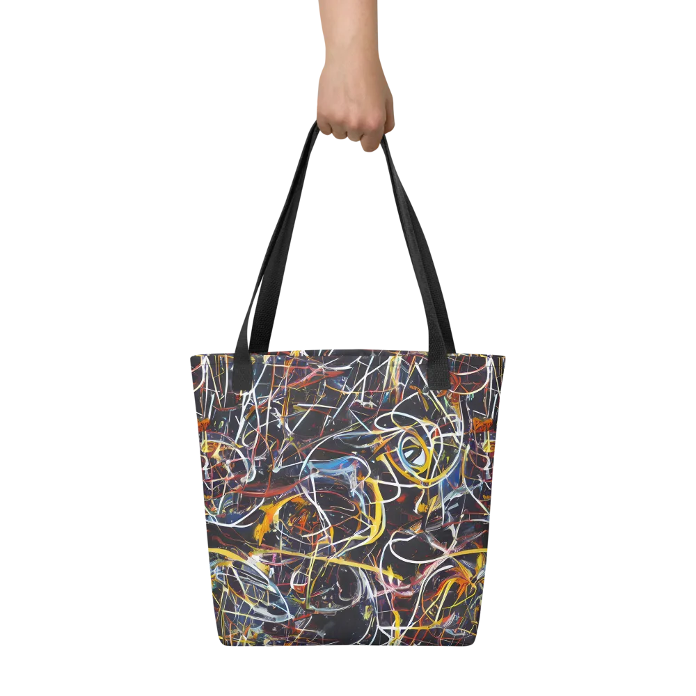 Brown Surge on Tote Bag — Front