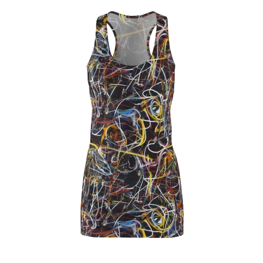 Brown Surge on a Racerback Dress