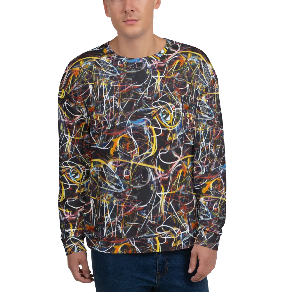 Brown Surge on Sweatshirt — Front