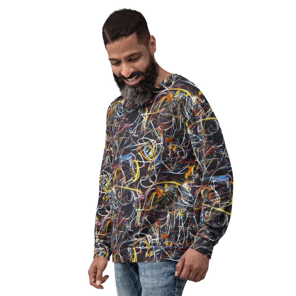 Brown Surge on Sweatshirt — Left Front