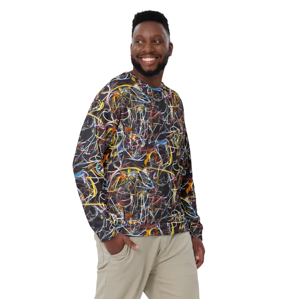 Brown Surge on Sweatshirt — Front