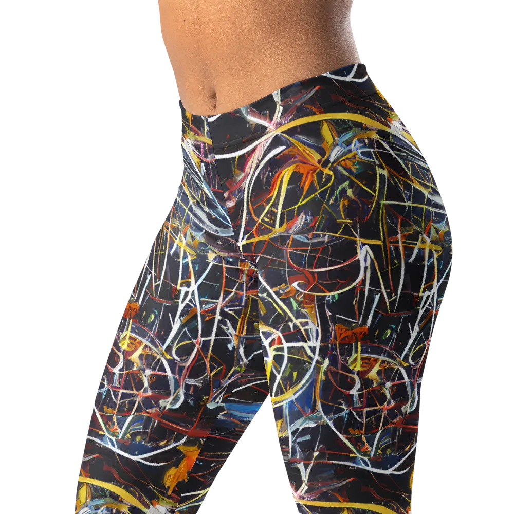 Brown Surge on Leggings — Left Front