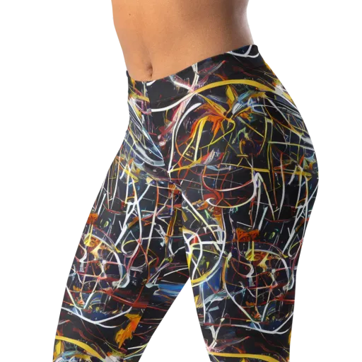Brown Surge on a Leggings