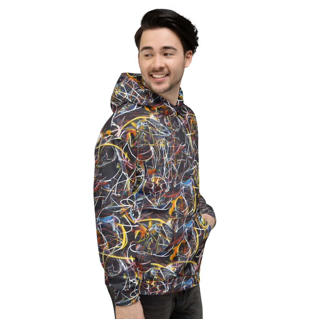 Brown Surge on Hoodie — Right