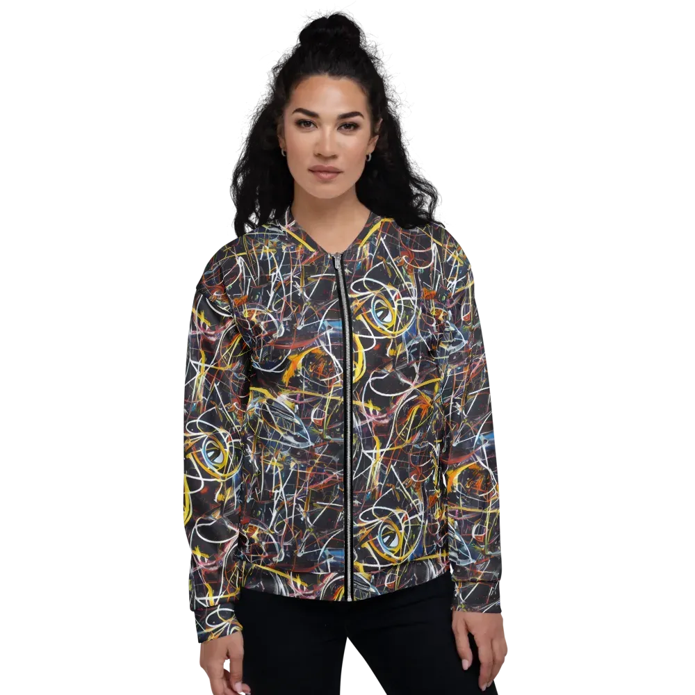 Brown Surge on Bomber Jacket — Front
