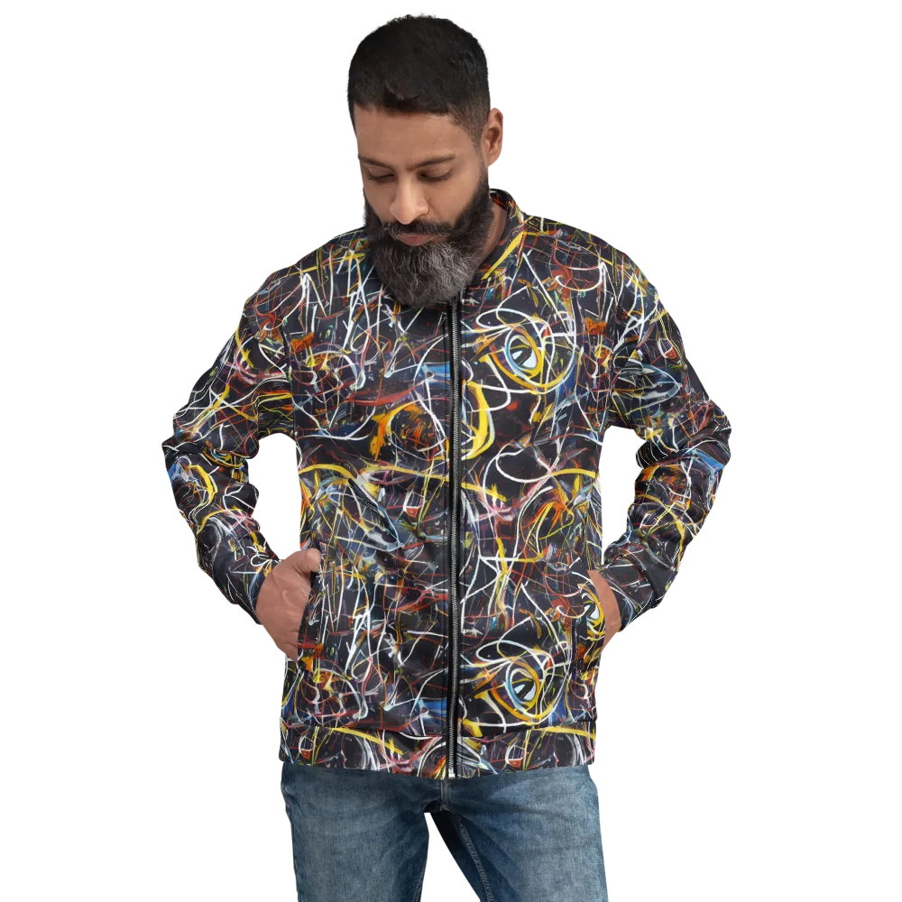 Brown Surge on Bomber Jacket — Front