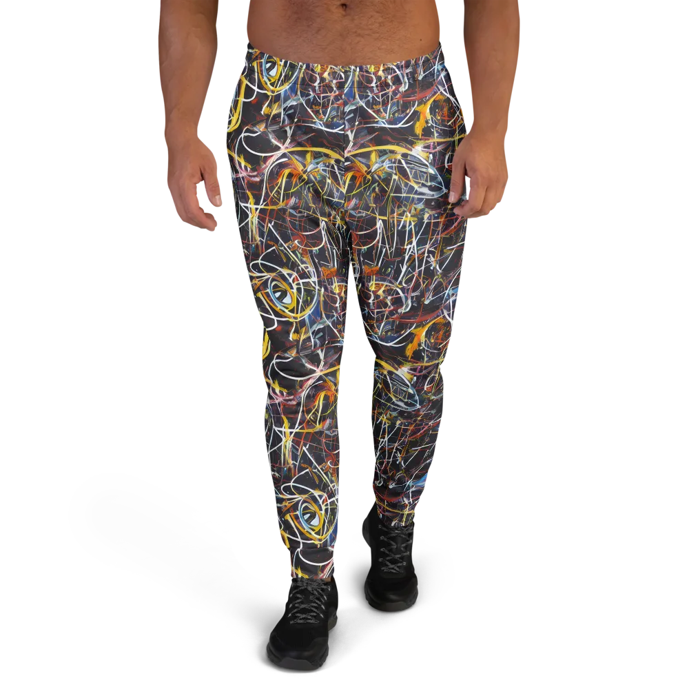 Brown Surge on Men's Joggers — Front