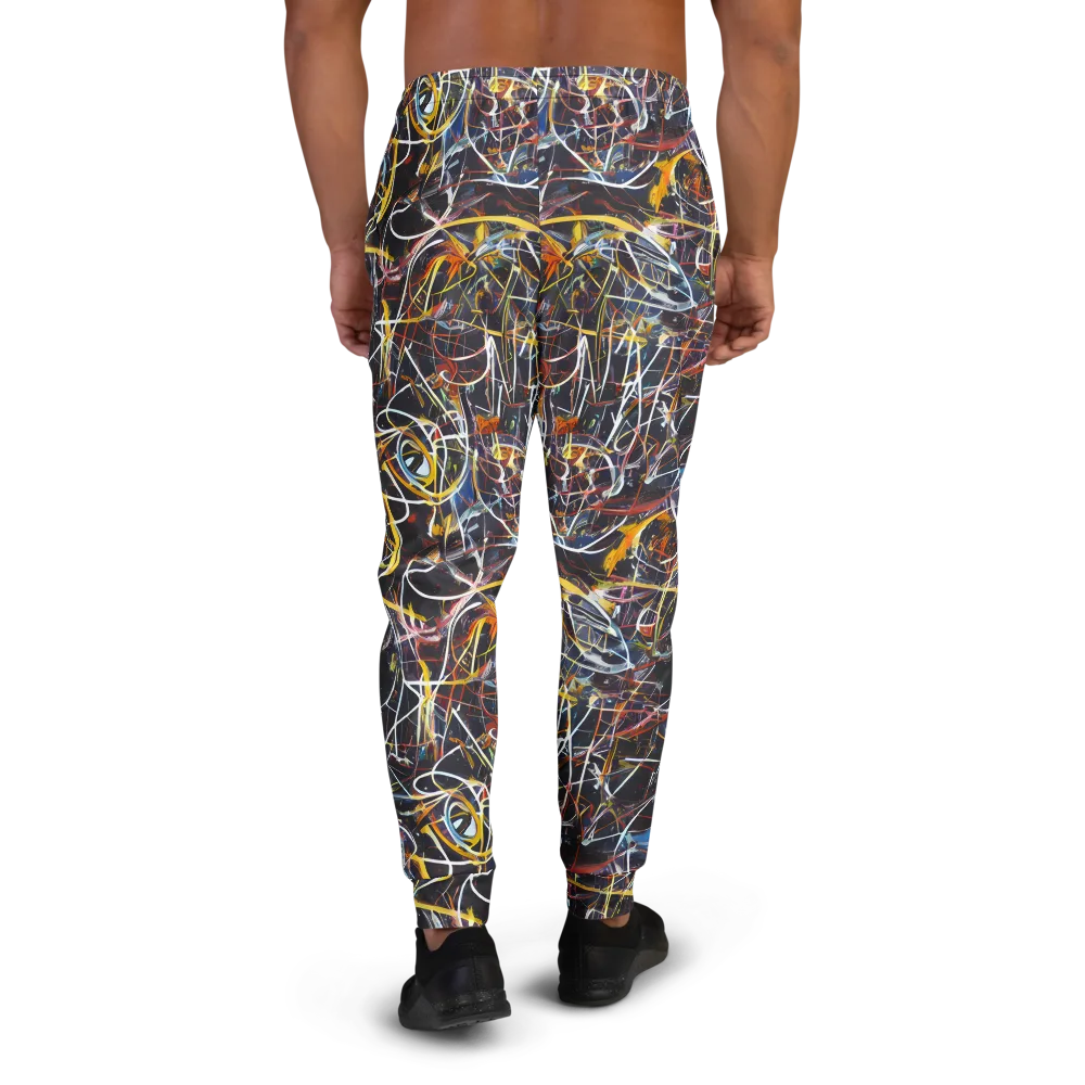 Brown Surge on Men's Joggers — Back