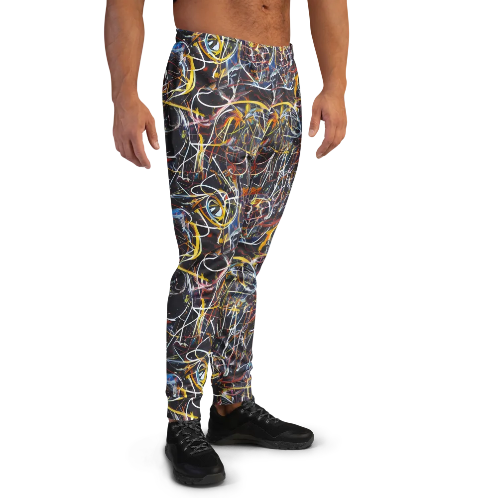 Brown Surge on Men's Joggers — Right