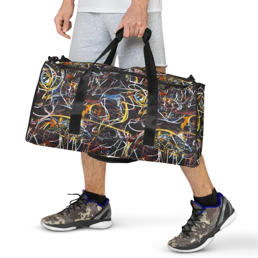 Brown Surge on a Duffle Bag