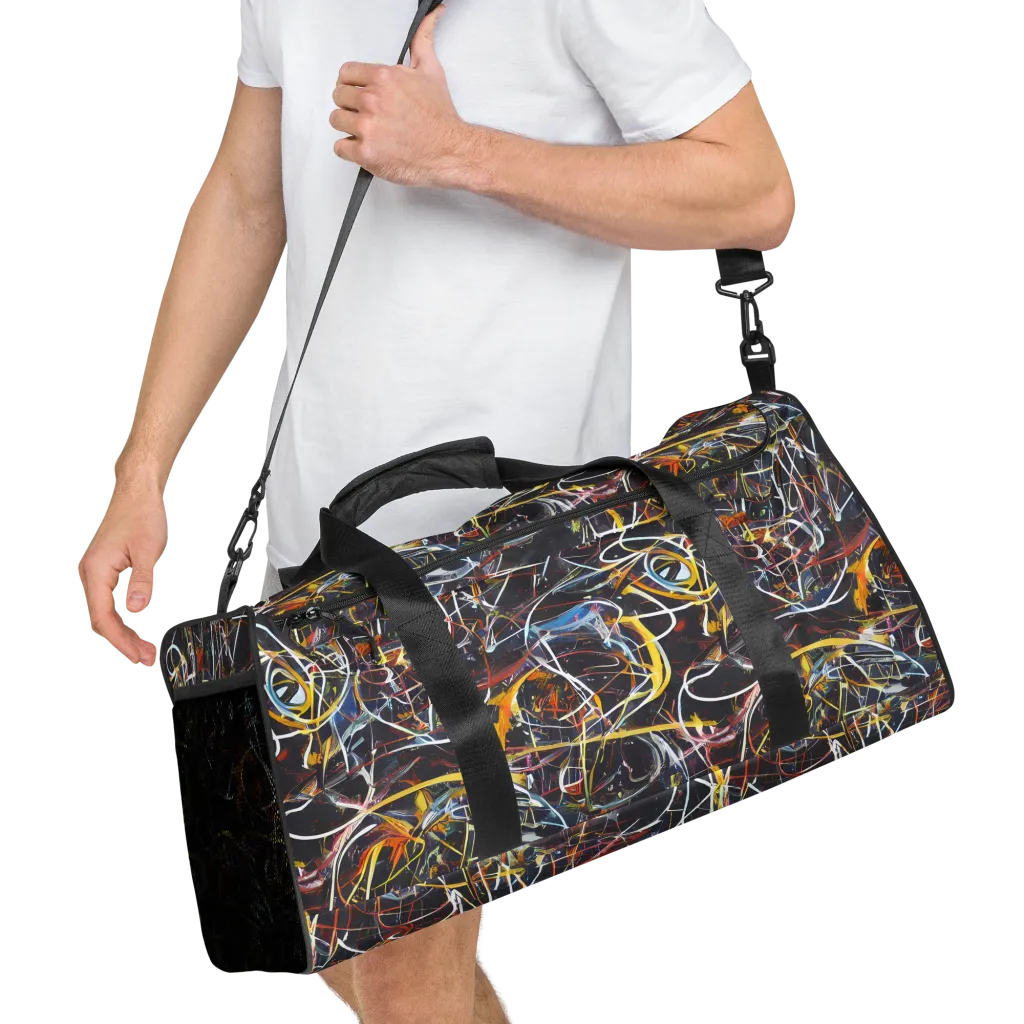 Brown Surge on Duffle Bag — Right Front