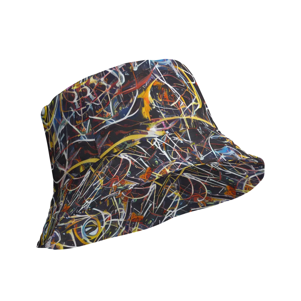 Brown Surge on Reversible Bucket Hat — Product details Outside